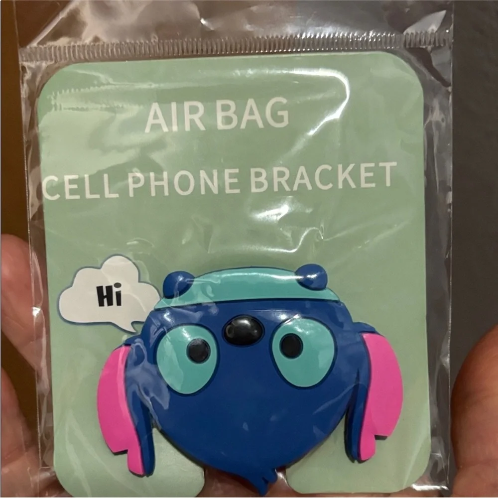 GIFTED 1/28/26 Blue Stitch Character Pop Out Bracket Phone Holder